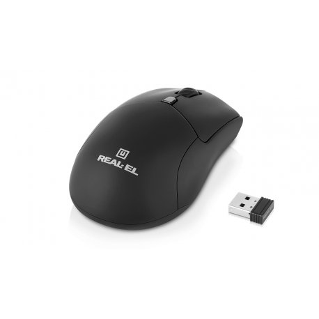 Бездротова миша REAL-EL RM-490W Black (EL123200058)