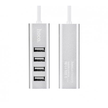 Перехідник Hoco HB1 Silver (6957531038146)