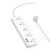 Cетевой удлинитель Hoco AC13A White (6942007607148)