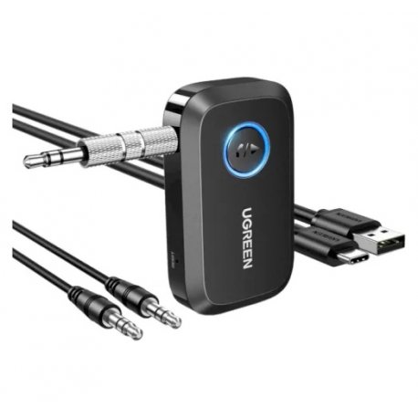 Бездротовий адаптер Bluetooth Ugreen CM596 AUX Black (UGR-90748)