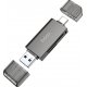 Кардидер Hoco HB39 Metal Gray (6942007604819) Кардидер Hoco HB39 Metal Gray (6942007604819)