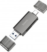 Кардидер Hoco HB39 Metal Gray (6942007604819)