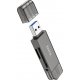 Кардидер Hoco HB39 Metal Gray (6942007604819) Кардидер Hoco HB39 Metal Gray (6942007604819)