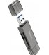 Кардидер Hoco HB39 Metal Gray (6942007604819)