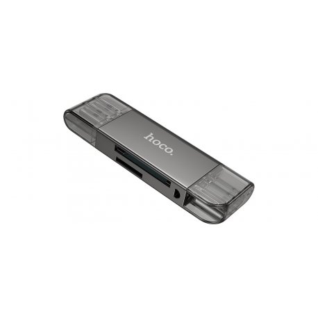 Кардрідер Hoco HB39 Metal Gray (6942007604819)