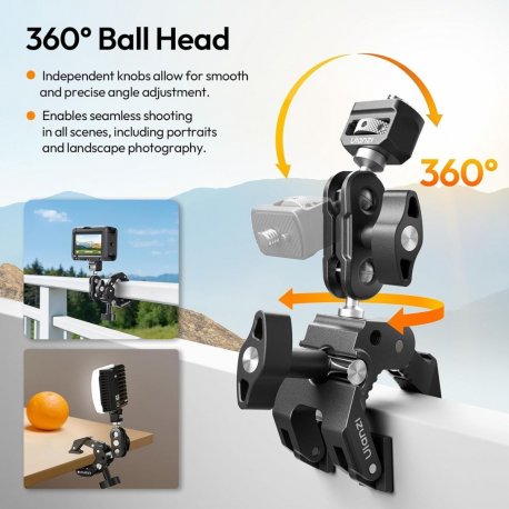 Адаптер кронштейн Ulanzi T100 Uka Quick-Release Ball Head (C062)