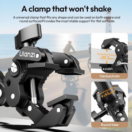 Адаптер кронштейн Ulanzi T100 Uka Quick-Release Ball Head (C062)