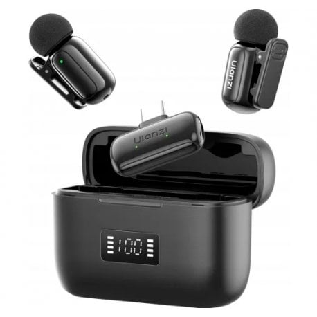 Микрофонная радиосистема Ulanzi A200 Mini Mic dual-mic Type-C Black (A046)