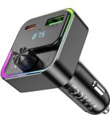 FM-трансмітер Hoco E81 Fantasy PD30W+QC3.0 BT Black (6942007612296)