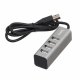 USB-хаб HOCO HB1 4-Port USB 2.0 Steel