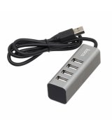 USB-хаб HOCO HB1 4-Port USB 2.0 Steel