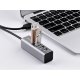 USB-хаб HOCO HB1 4-Port USB 2.0 Steel