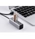 USB-хаб HOCO HB1 4-Port USB 2.0 Steel