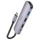 USB-хаб Hoco HB27 Type-C Multi-Function Converter HDTV+USB3.0+USB2.0*2+PD Metal Gray (6931474769329) USB-хаб Hoco HB27 Type-C Multi-Function Converter HDTV+USB3.0+USB2.0*2+PD Metal Gray (6931474769329)