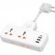 Сетевой фильтр Hoco AC12A Reise 2-position Expansion Socket 8.5 cm White (6942007607100) Сетевой фильтр Hoco AC12A Reise 2-position Expansion Socket 8.5 cm White (6942007607100)