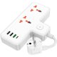 Сетевой фильтр Hoco AC12A Reise 2-position Expansion Socket 8.5 cm White (6942007607100) Сетевой фильтр Hoco AC12A Reise 2-position Expansion Socket 8.5 cm White (6942007607100)