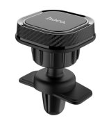 Автодержатель Hoco CA52 Intelligent Air Outlet Black/Gray (6931474707529)