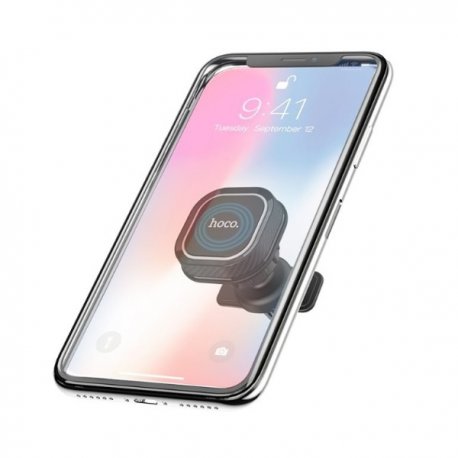 Автодержатель Hoco CA52 Intelligent Air Outlet Black/Gray (6931474707529)