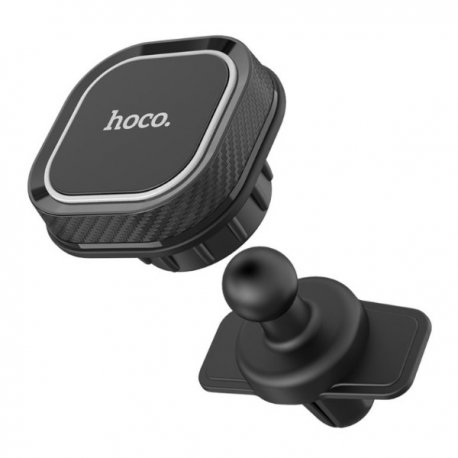 Автодержатель Hoco CA52 Intelligent Air Outlet Black/Gray (6931474707529)