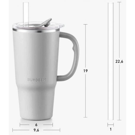 Термокухоль Buydeem 700мл Oat White (DS57-OW)