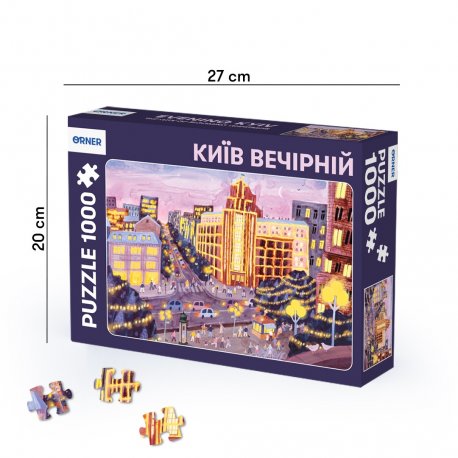 Пазл Orner Рідний Дніпро 1000 елементів (orner-2332)