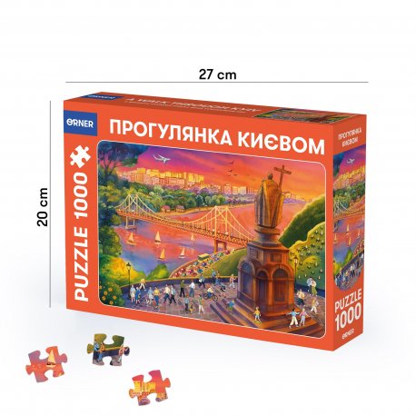 Пазл Orner Рідний Дніпро 1000 елементів (orner-2332)