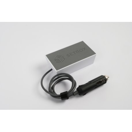 Автомобильный блок питания SetBox для терминала Starlink Mini 1м White