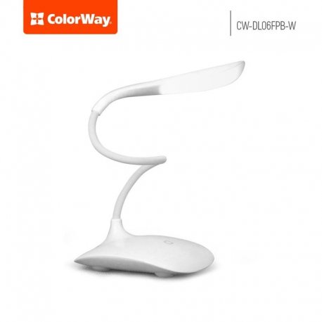 Настольная лампа LED ColorWay White (CW-DL06FPB-W)