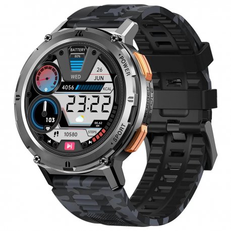 Ремешок Kospet 22mm Camo Grey/Black