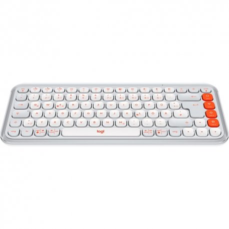 Клавіатура бездротова Logitech Pop Icon Keys Off White (920-013072)