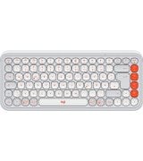 Клавіатура бездротова Logitech Pop Icon Keys Off White (920-013072)