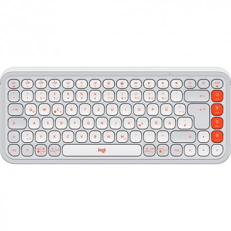 Клавіатура бездротова Logitech Pop Icon Keys Off White (920-013072)