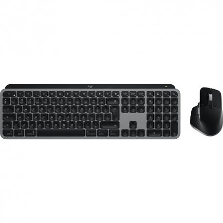 Комплект беспроводной Logitech MX Keys Combo for Mac Space Grey (920-012845)