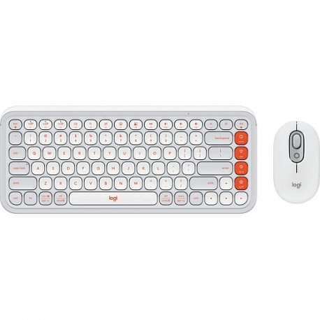 Комплект беспроводной Logitech Pop Icon Combo Off White (920-013141)