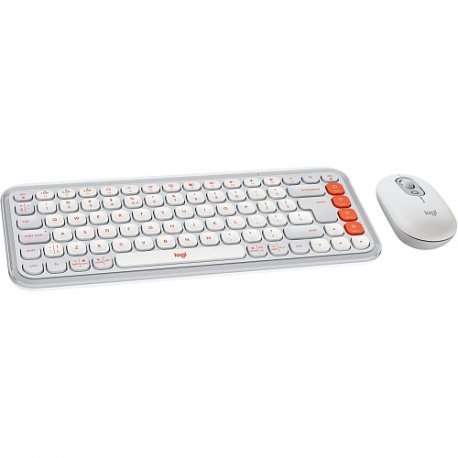 Комплект беспроводной Logitech Pop Icon Combo Off White (920-013141)