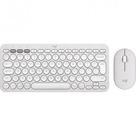 Комплект бездротовий Logitech Pebble 2 Combo White (920-012240)