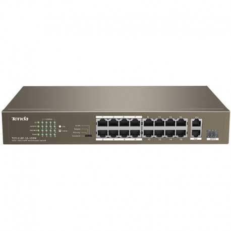 Комутатор Tenda (TEF1118P-16-150W)