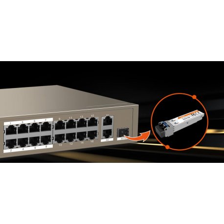 Комутатор Tenda (TEF1118P-16-150W)