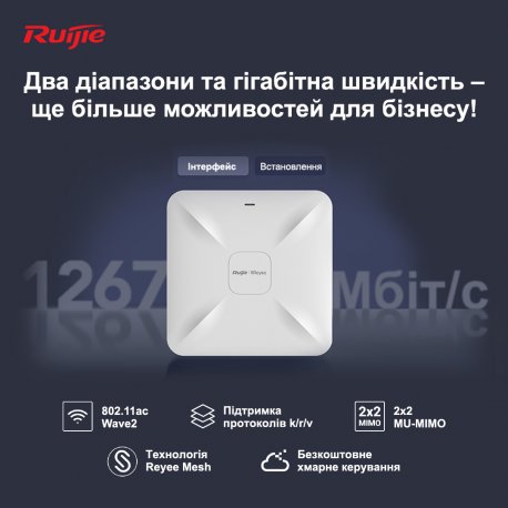 Точка доступа Ruijie Reyee RG-RAP2200(E)