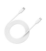 Кабель Canyon USB-C to USB-C 2.0m 100W 20V/ 5A White (CNS-USBC12W)