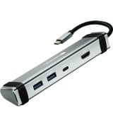 USB-хаб Canyon DS-3 4in1 USB-C Space Grey (CNS-TDS03DG)
