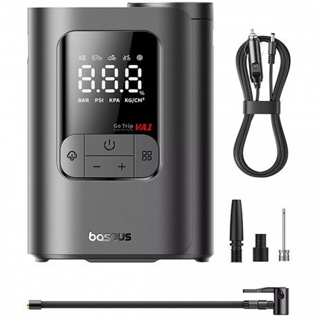 Автомобильный насос Baseus GoTrip VA1 Super Mini 100W Wired Black (C0119701)