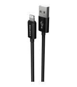 Кабель Canyon MFI-3 Lightning 12W 1m Black (CNS-MFIC3B)