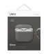 Чохол Uniq Glase AirPods 4 Glossy Smoke (8886463691663)