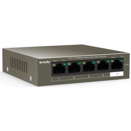 Комутатор Tenda (TEF1105P-4-63W)