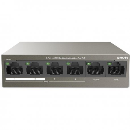Комутатор Tenda (TEF1106P-4-63W)