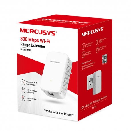 Ретранслятор сигнала Mercusys ME10 300MBPS White (ME10)