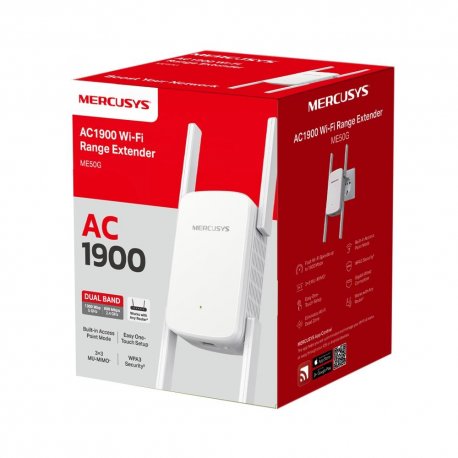 Ретранслятор сигналу Mercusys ME50G 1900MBPS White (ME50G)