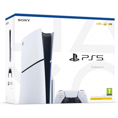 Консоль Sony Playstation 5 Slim HD Blue Ray White 1TB