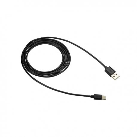 Кабель Canyon Type-C USB 2.0 2m Black (CNE-USBC2B)